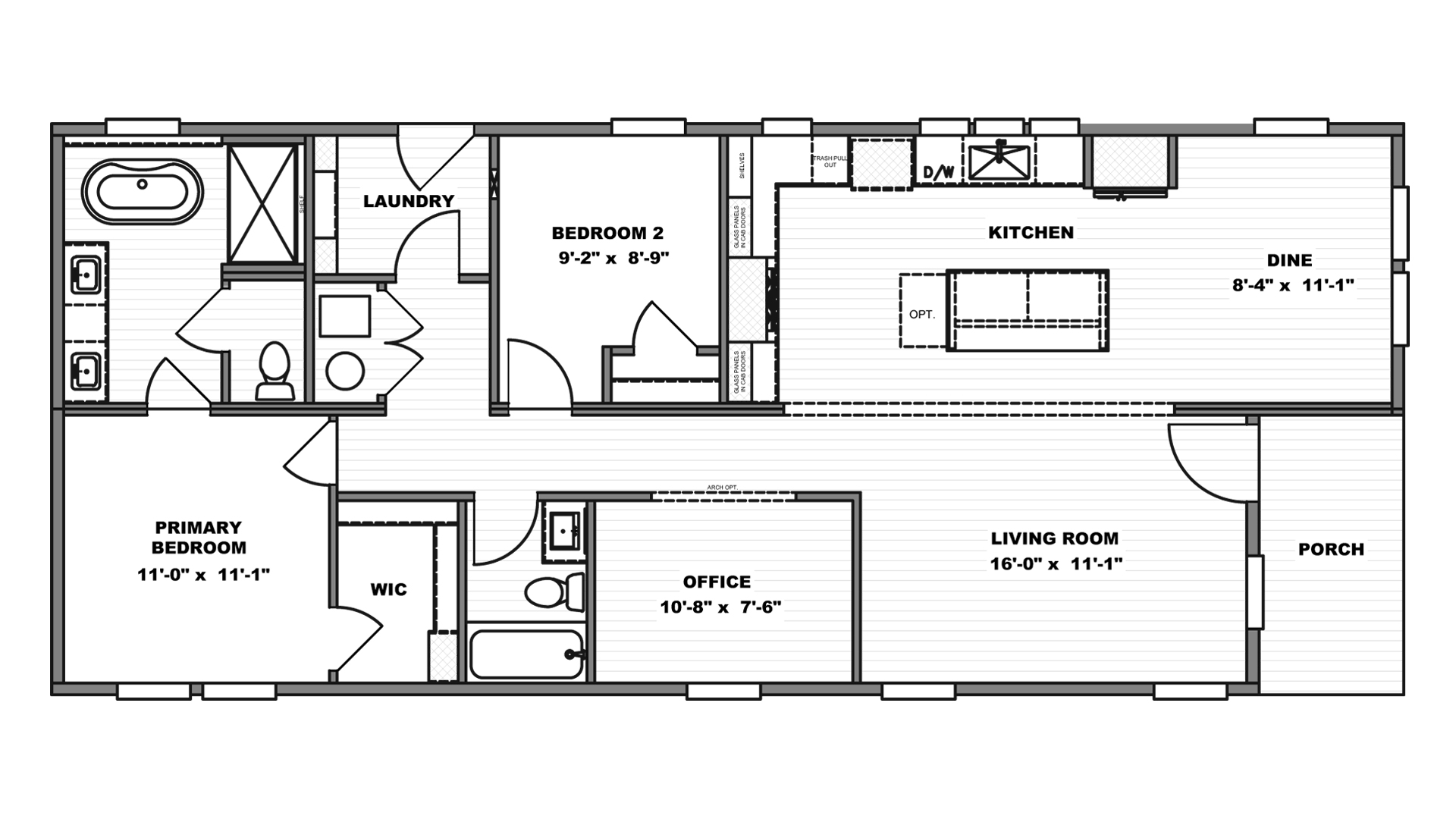 Eden · Encore ENC-2456-2P floor plan